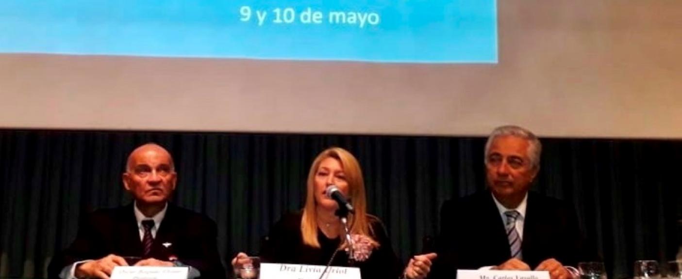 Dr. Oscar Bogado Fleitas, Dra. Livia Uriol y Prof. Carlos Vasallo