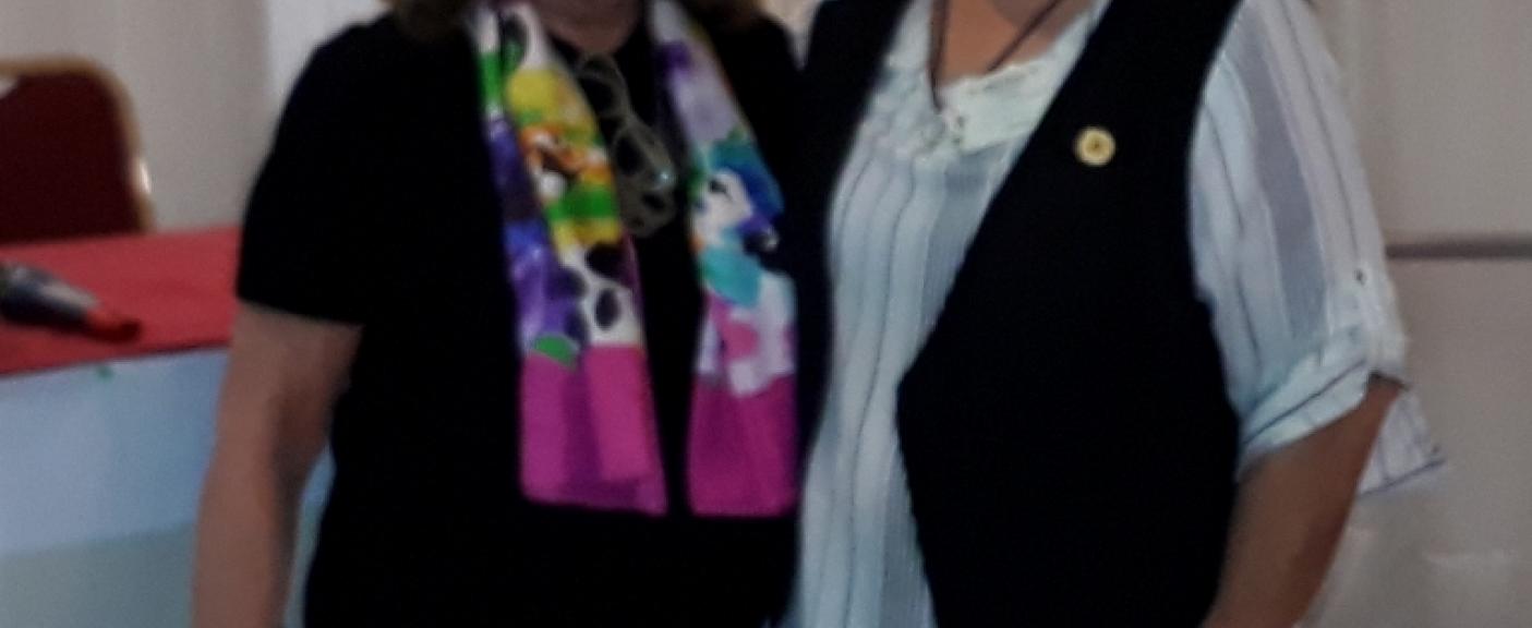 Alicia Domínguez y Érika Caballero
