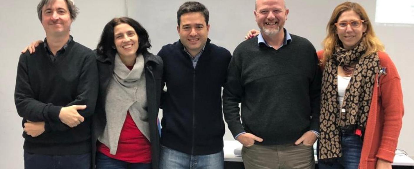 Pablo Forni, Ana Laura Rodríguez Gustá, Marcelo Salas, Sergio de Piero, y Pilar Arcidiácono
