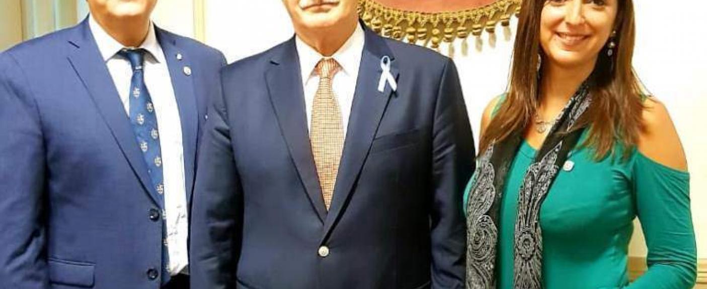 Julio Lascano y Vedia, Jorge Taiana y Mariana Colotta