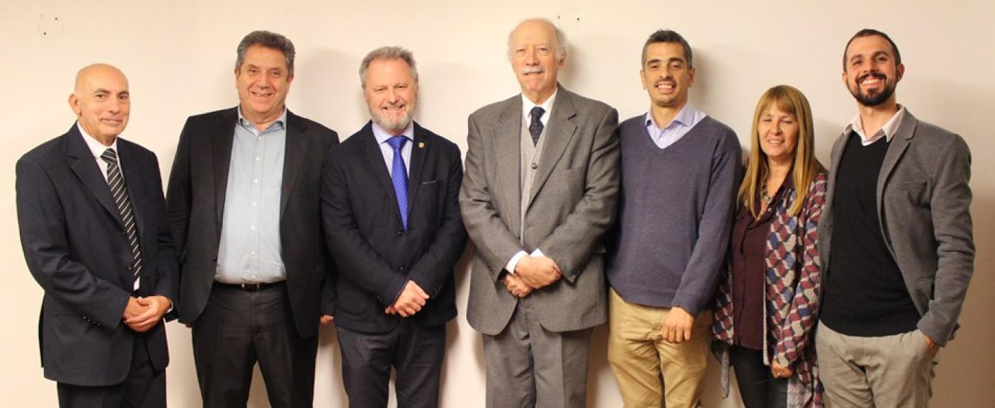 Daniel Calabrese, Joan Antoni Melé, Paul Nielsen, José Luis Maglione, Franco Macchi, Patricia Gatti, y Juan Bottero