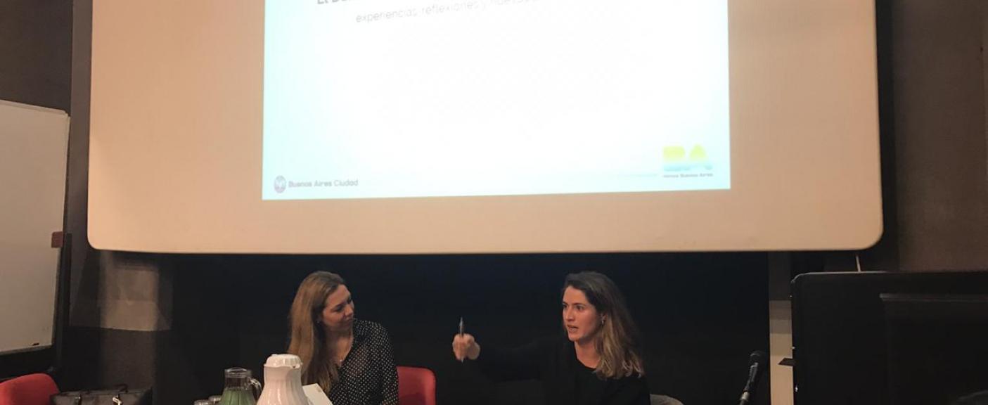 Virginia Uranga y Marianela Nizzo Miguens