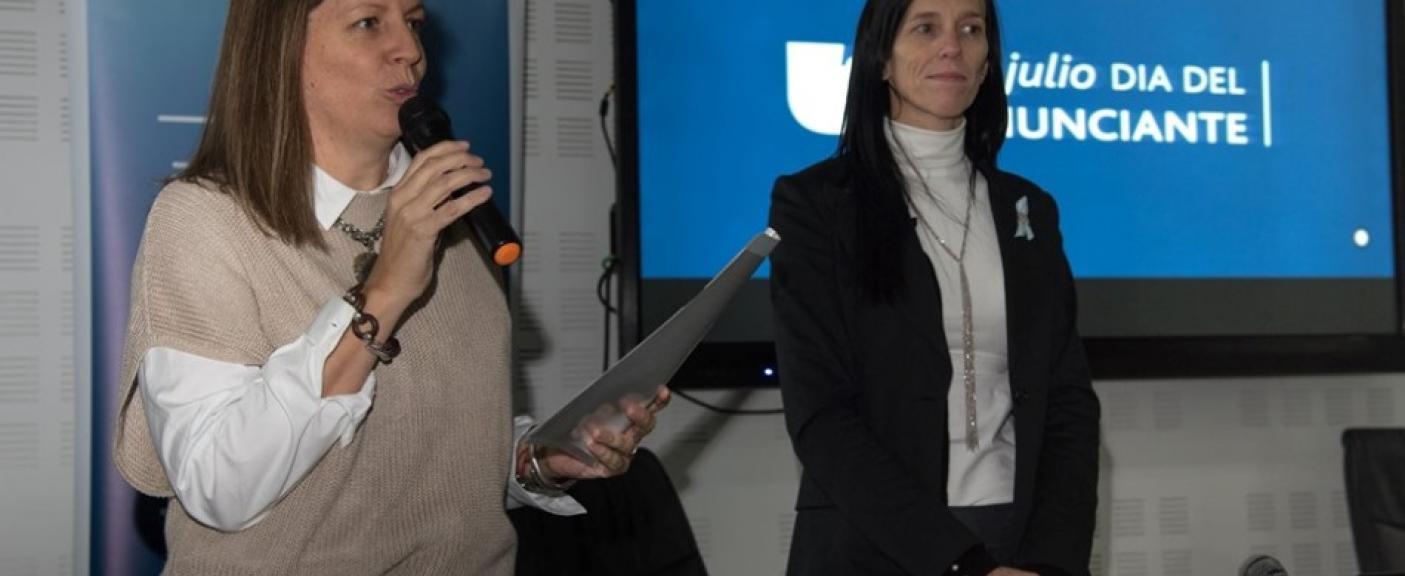 Romina Cavalli, Vicerrectora Académica y Luciana Tondello, Vicerrectora de Investigación y Desarrollo.