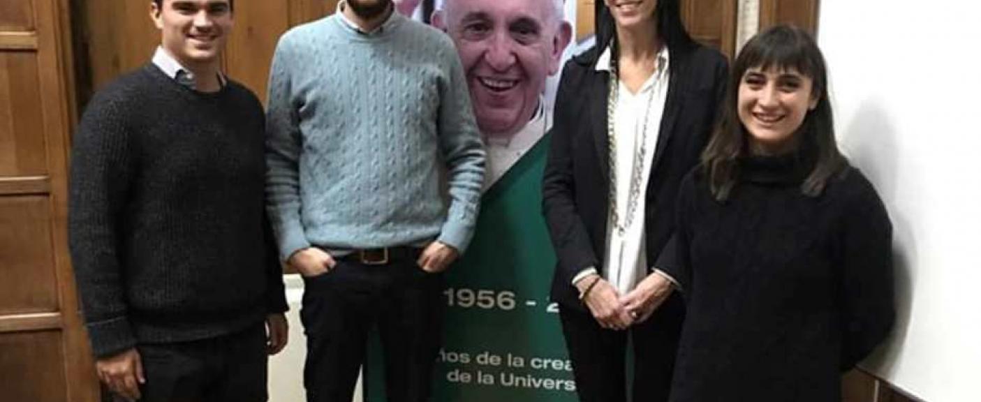 Patricio Urruchúa, Sacha Rosales, Luciana Tondello y Clara Rodríguez Alcobendas.