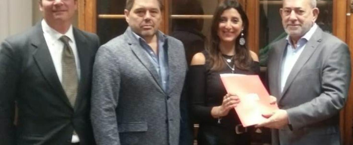 Alejandro Pelfini, Mariano Bartolomé, Mariana Colotta y Carlos Fuks