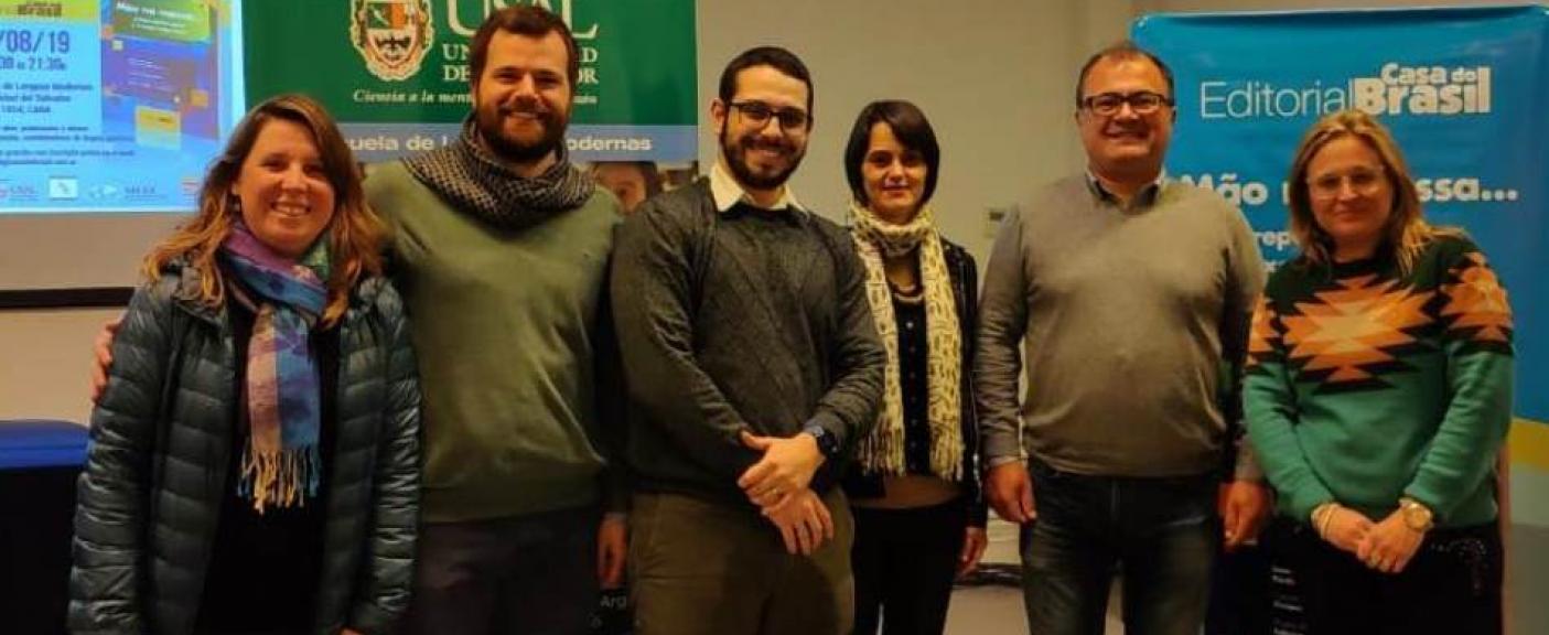 Verónica Repetti, Marco Luccón, Martín Scrocca, Viviane Bagio Furtoso, Fabricio Müller y Silvia Paredes