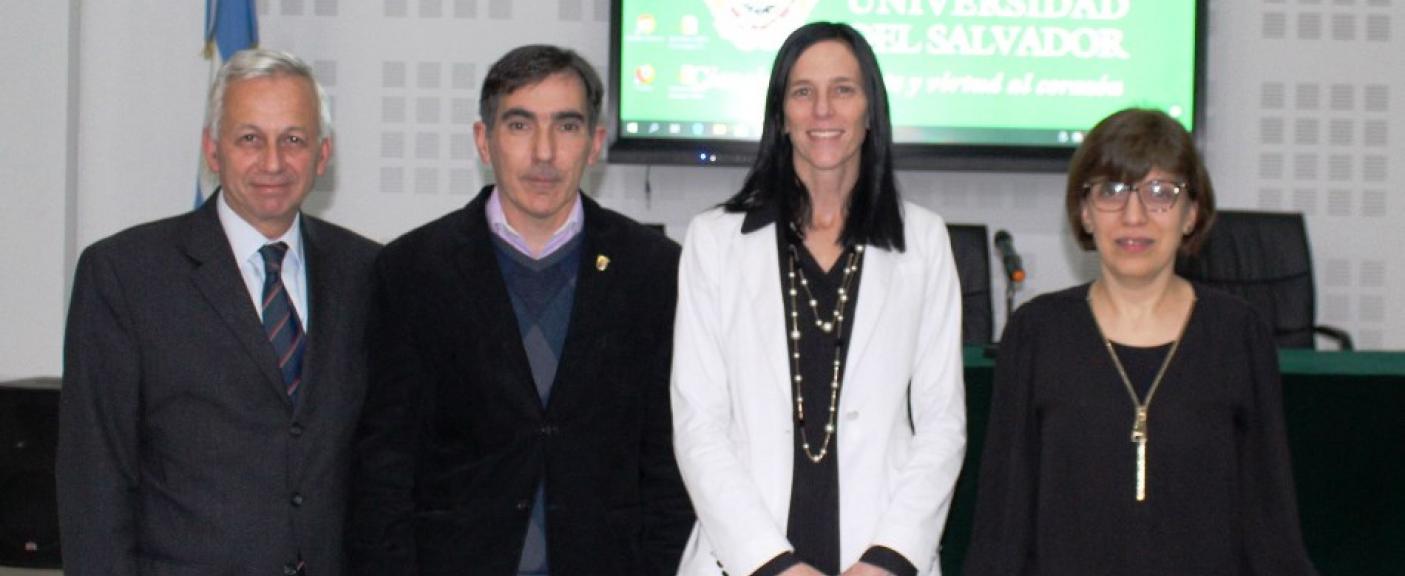 Dr. Daniel Martínez, Dr. Gustavo Leirós, Dra. Luciana Tondello y Dra. Adriana Presa
