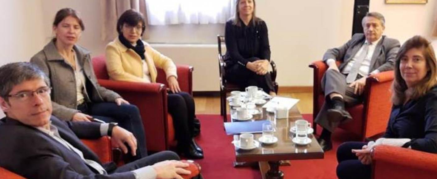 Juan Manuel Abal Medina, María Soledad Márquez, Adriana Presa, Romina Cavalli, Carlos Ignacio Salvadores de Arzuaga y Silvia Chiesa 