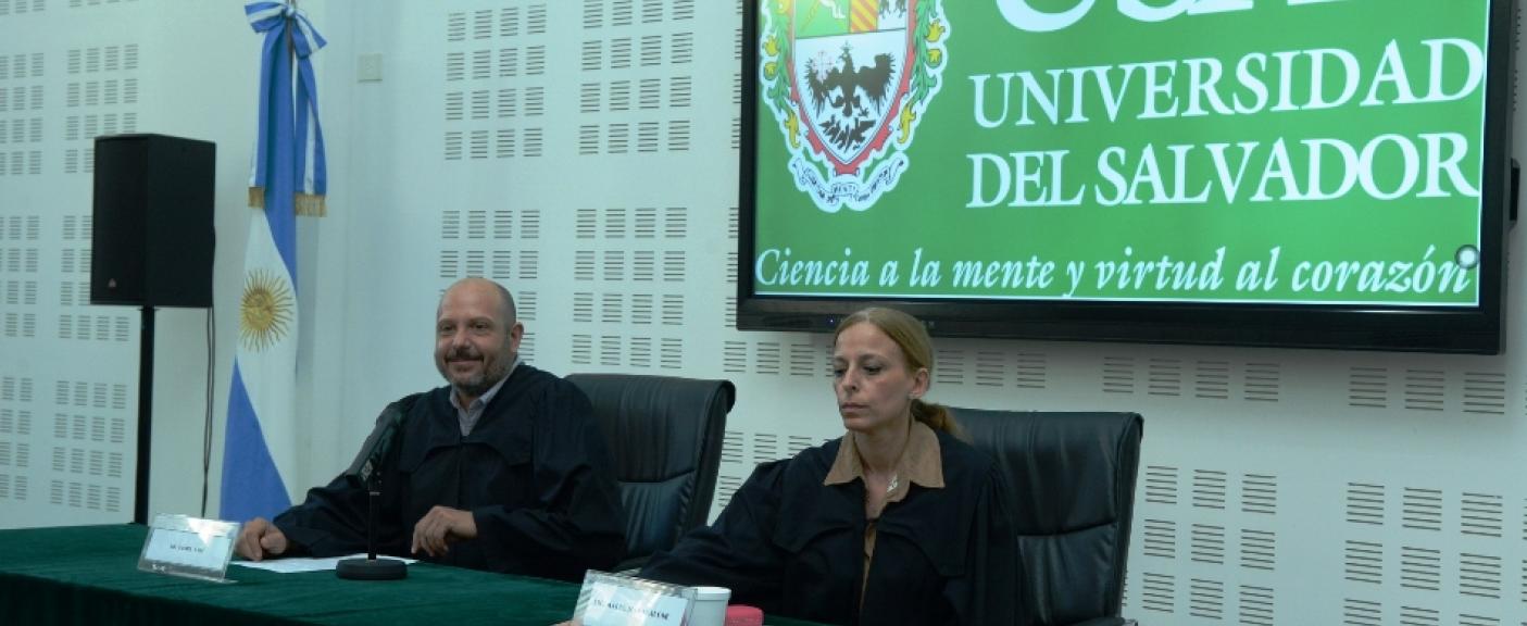 Daniel Lago y María José Scalone