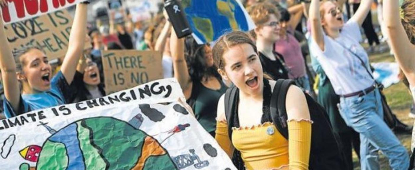 Huelga contra el cambio climático: es urgente que la Argentina tome conciencia de la crisis FOTO: AFP