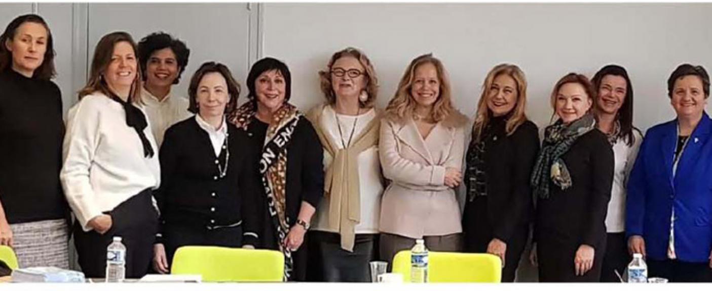 Miembros del grupo de trabajo: Prof. Peta Sanderson –Pro-Vice Chancellor, International Affairs, University of Notre Dame Australia; Dra. Romina Cavalli – Vicerrectora Académica, Universidad del Salvador, Argentina; Dr. Ordetta Mendoza – Former Head, PG Dept. of Bioinformatics, Stella Maris College (Autonomous), India; Prof. Maria Amália Pie Abib Andrey – Rector, PUC- Sao Paulo, Brazil; Prof. Pauline Nugent – Provost, Australian Catholic University; Mme. Edith Lassiat, High-level coach for women’s career ad
