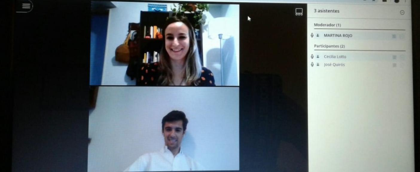 María Cecilia Lotto, José Luis Quiros y Martina Lourdes Rojo