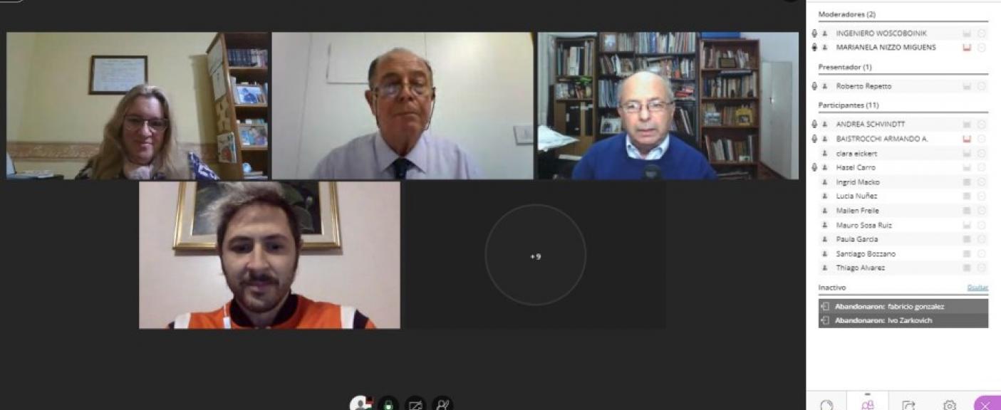 Andrea Schvindtt, Armando Baistrocchi, Gerardo Woscoboinik y Roberto Damián Repetto.