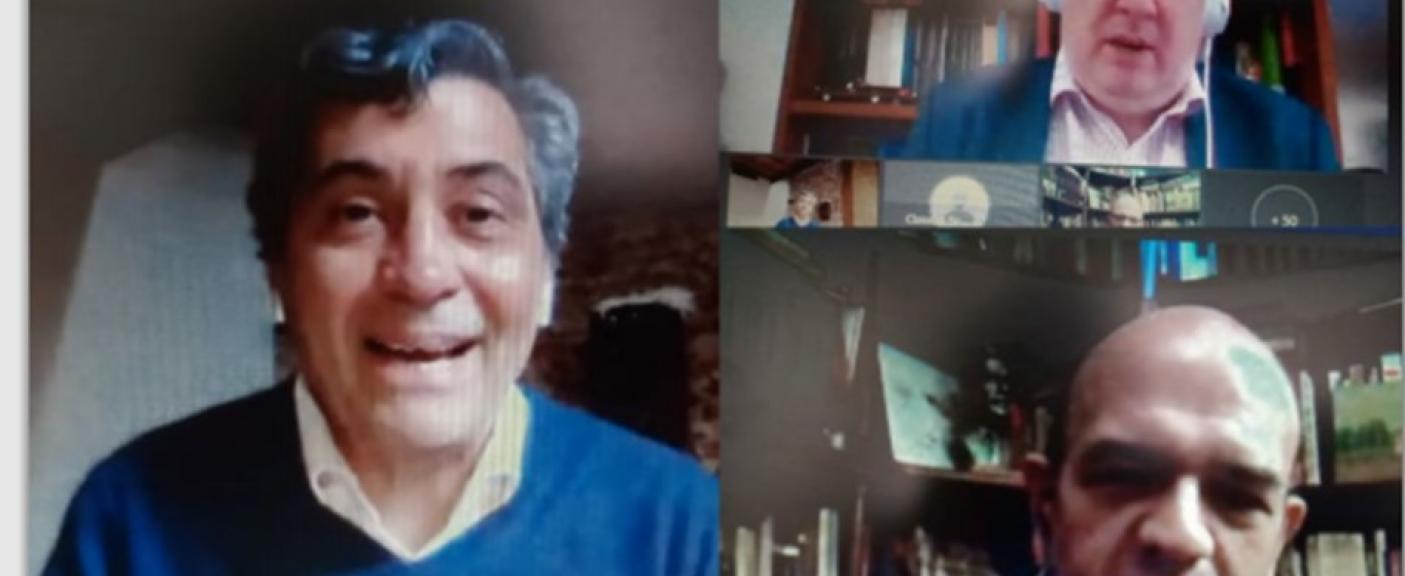 Daniel Balmaceda, Diego Barovero y Juan Carlos Frontera