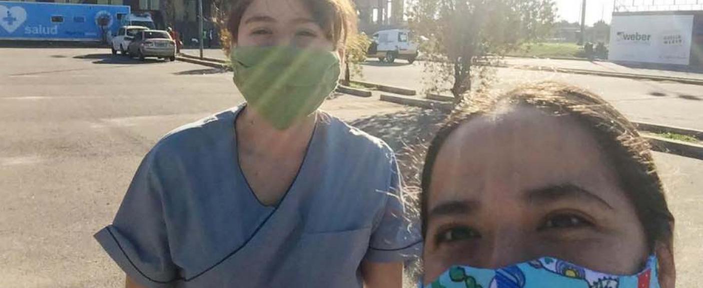 El equipo del Ministerio de Salud de la Nación compartió fotos con los enfermeros y enfermeras ingresantes