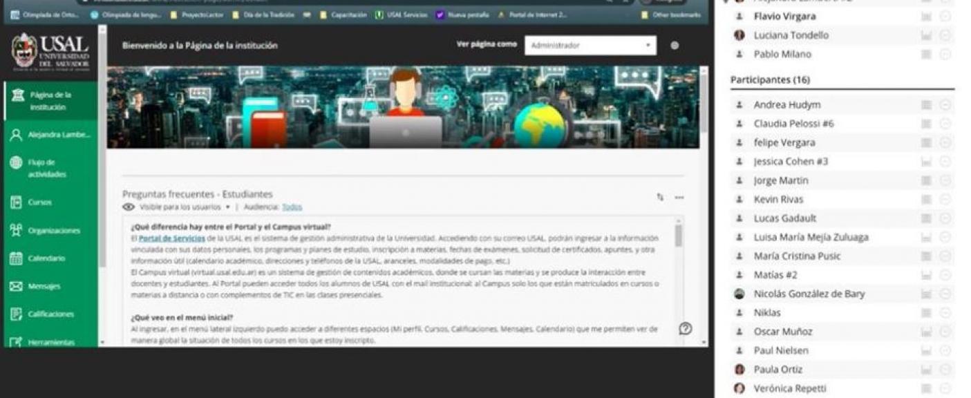 Bajo la modalidad a distancia, los estudiantes internacionales cursarán materias en las distintas Facultades de la USAL.