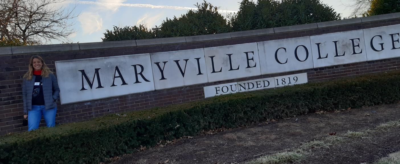 Esta fue la segunda experiencia en Maryville College para la estudiante USAL.