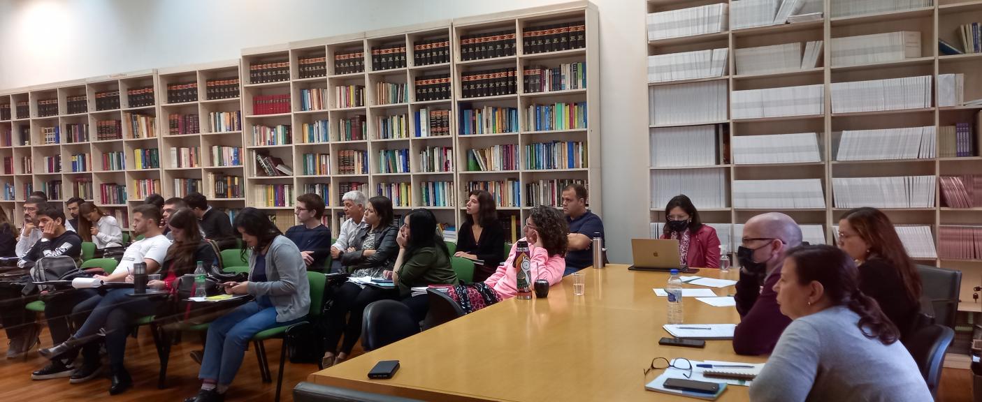 Estudiantes del curso de Posgrado Internacional de la Universidad de Deusto en la USAL.