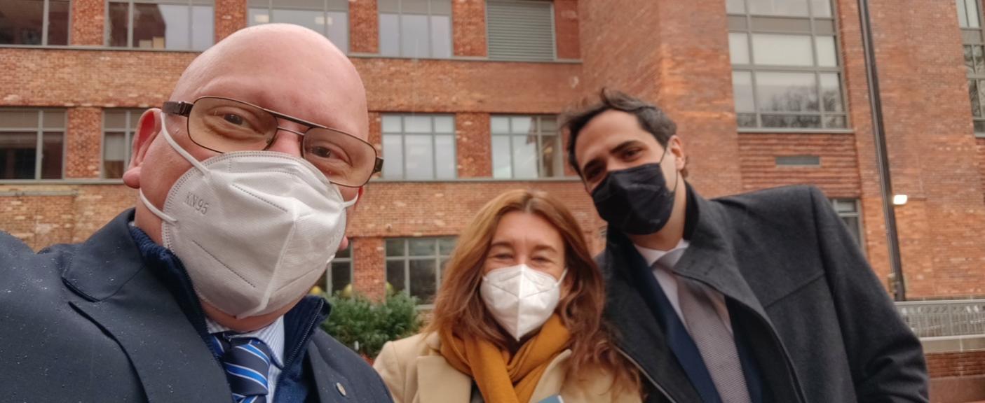 Ángel Piazza, Marisa Garsco y Carlos Bonetti