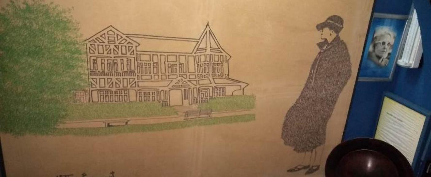 Obra realizada por Villar Errecart en homenaje a Victoria Ocampo
