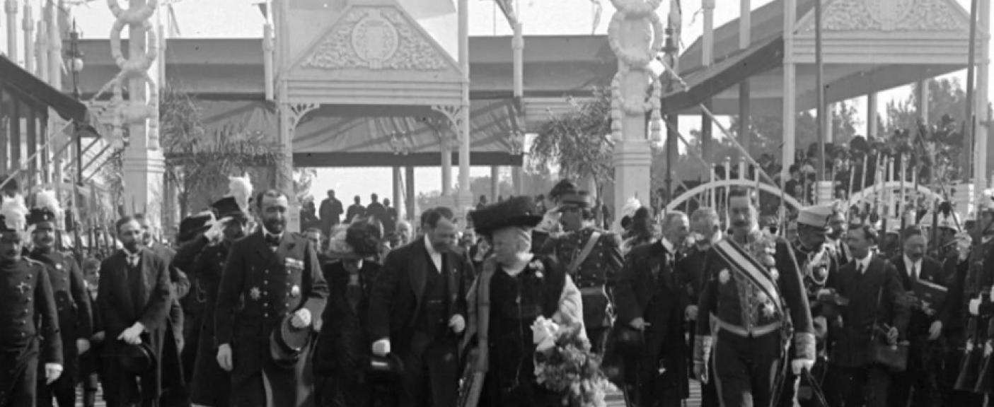 La Infanta Isabel visitó la Argentina con motivo del Centenario, en mayo de 1910.Colección César Gotta