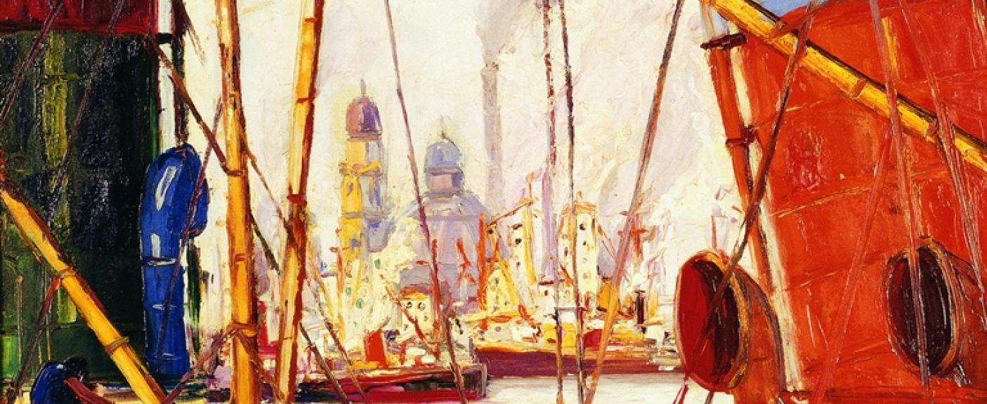 Chimeneas. Imagen del Museo de Bellas Artes "Benito Quinquela Martín”