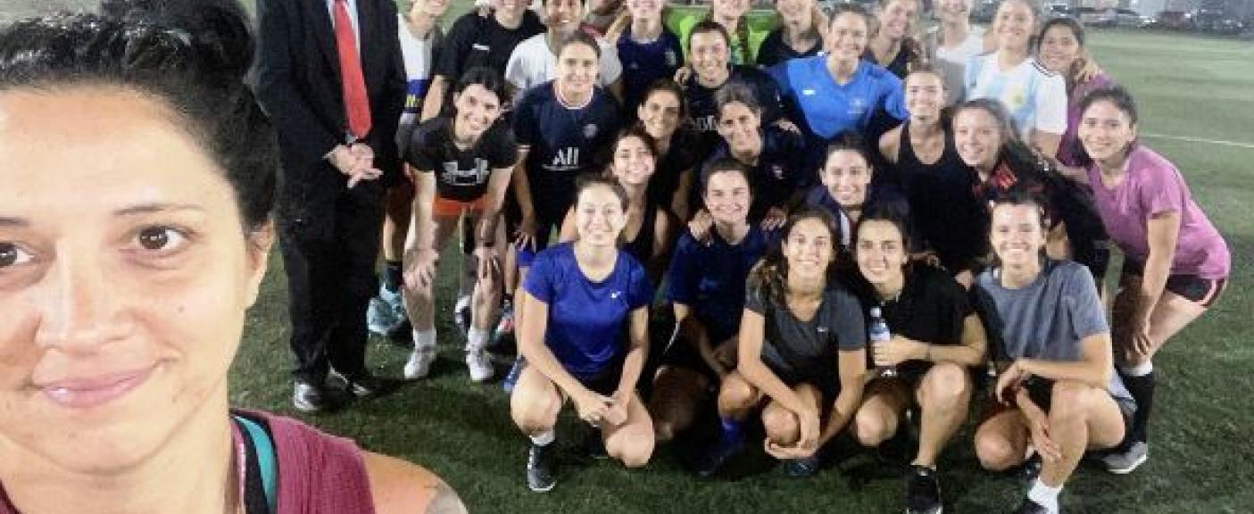 Primer entrenamiento 2023 de Fútbol Femenino