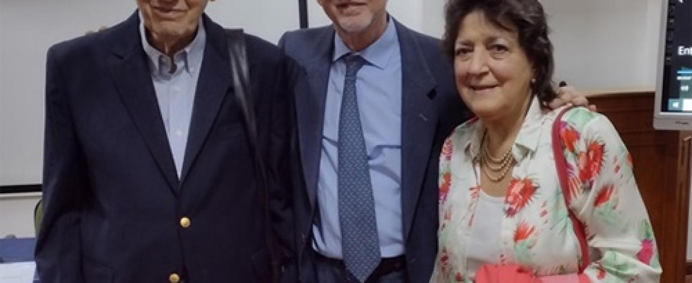 Dr. Eduardo Sinnott, Dr. Bernardo Nante y Dra. Alicia Sisca