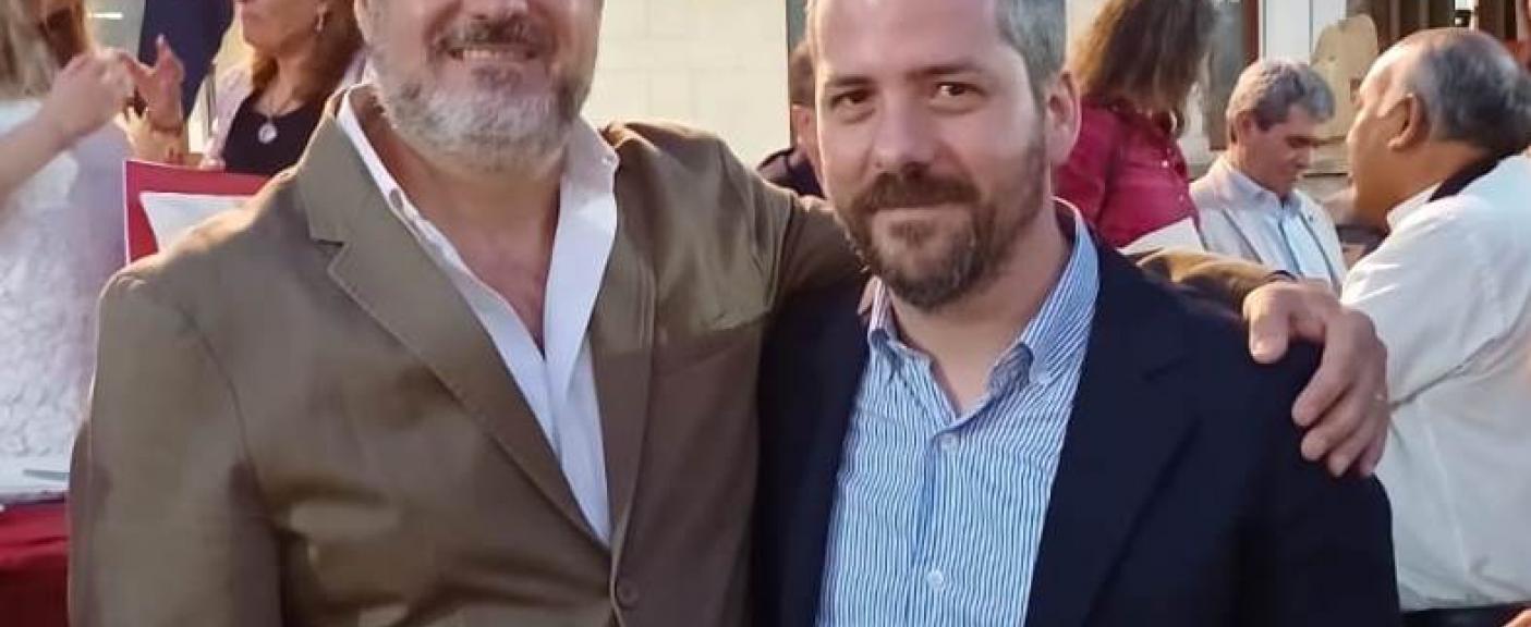 Dr. Juan Bautista García Bazán junto con su codirector, Dr. Mariano Troiano.