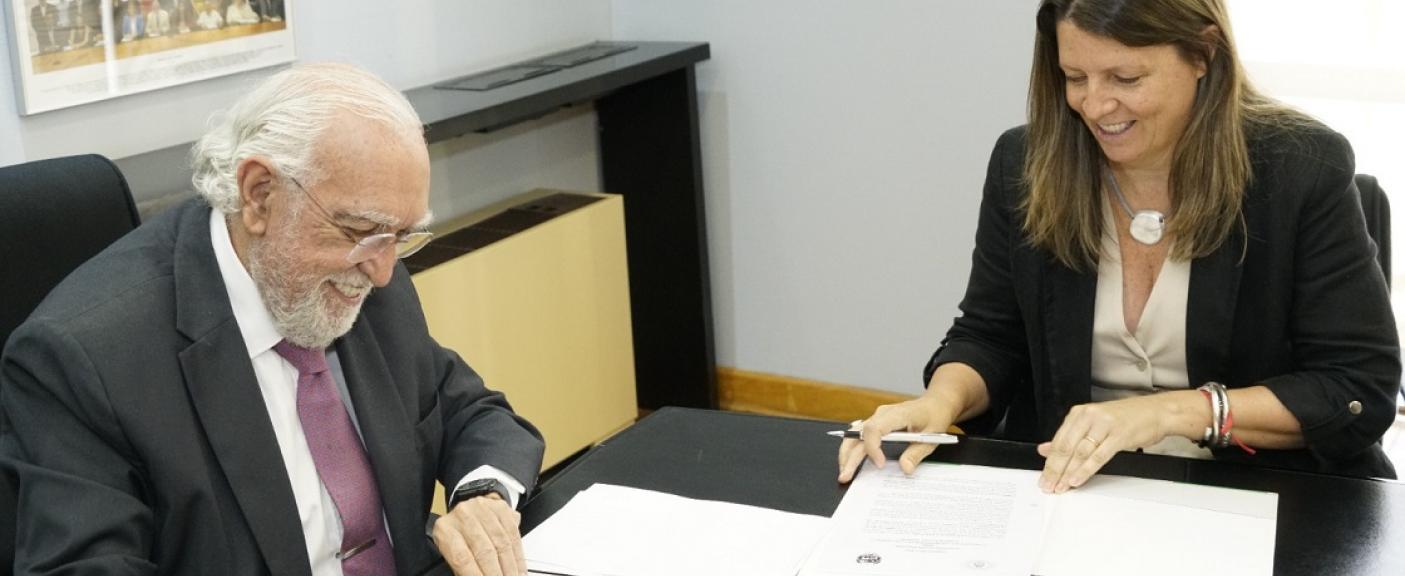 Ricardo Gil Lavedra y Romina Cavalli