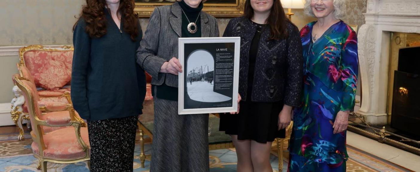 Rioghnach Dunne, Sabina Mary Higgins, Siobhán Ni Fhoghlu, Oriana Pérez Ponce.
