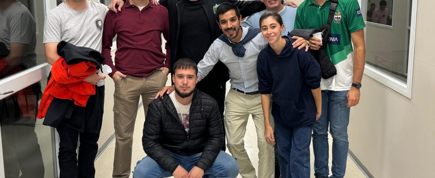 Ajedrecistas de la USAL en el torneo.