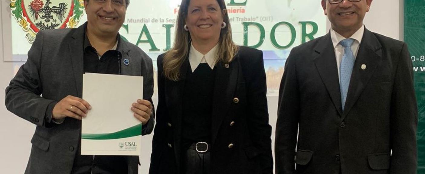 Lorenzo Gómez, Romina Cavalli y Walter Rodríguez Esquivel