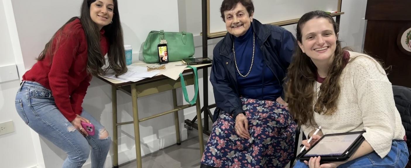 Guadalupe García, Silvina Barna (virtual), Malvina Aparicio y Laura Calderón.