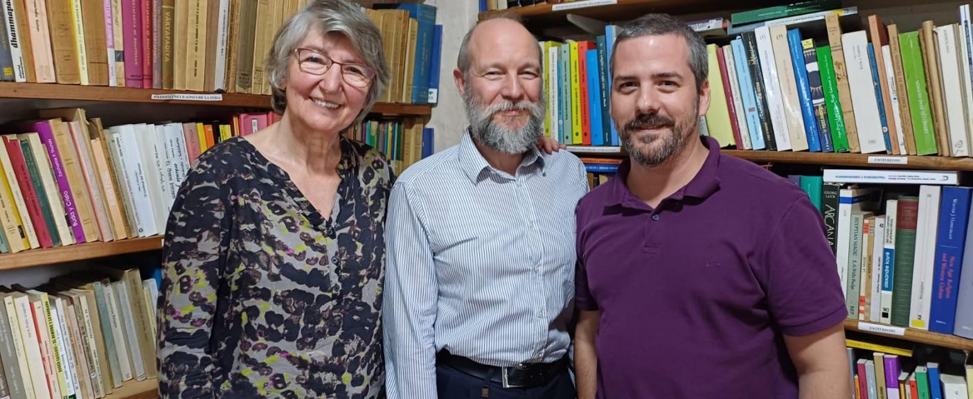 Dra. Irene M. Weiss, Dr. Helmut Seng y Dr. Juan Bautista García Bazán