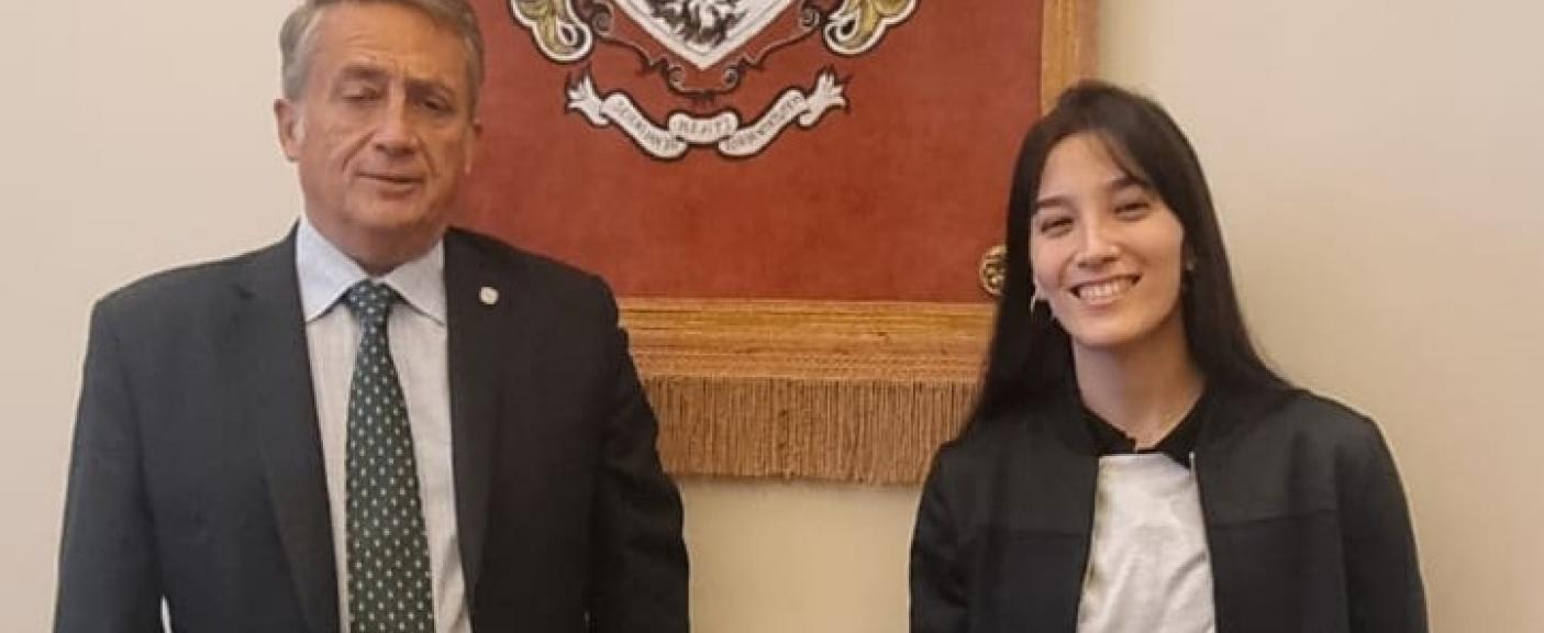 El Rector, Carlos Ignacio Salvadores de Arzuaga y Miranda García Zeliz