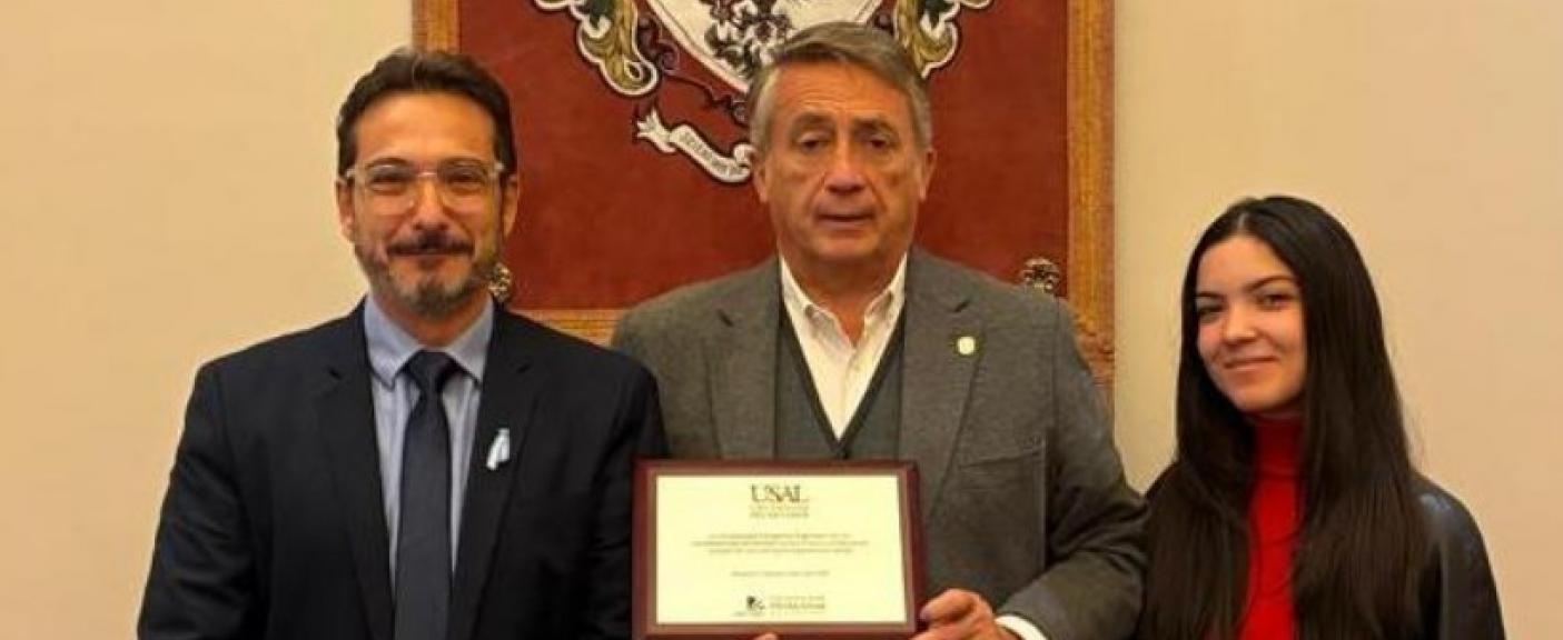 Marcelo Loyarte, Carlos i. Salvadores de Arzuaga y Valentina Loyarte.