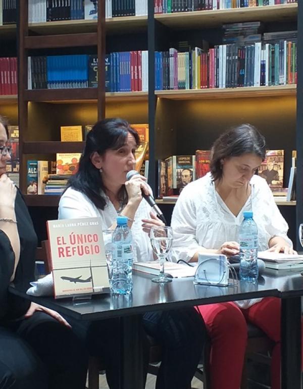 Mercedes Guiffré, María Laura Pérez Gras y Débora Mundani.