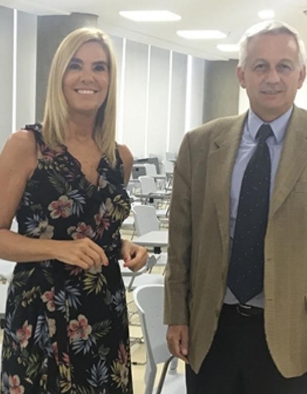 María Belén Aramburu y Daniel Martínez.
