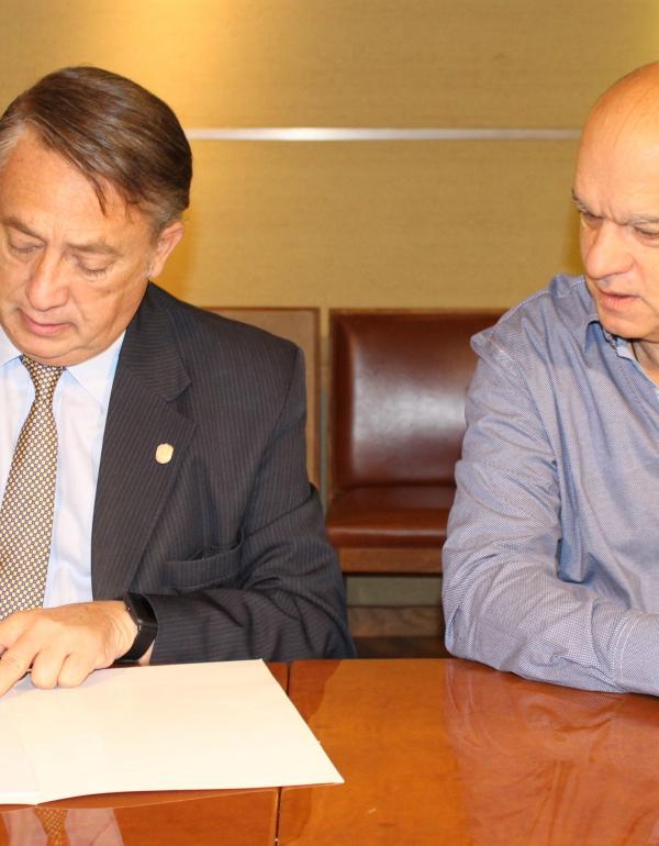 Carlos Salvadores de Arzuaga y Néstor Grindetti