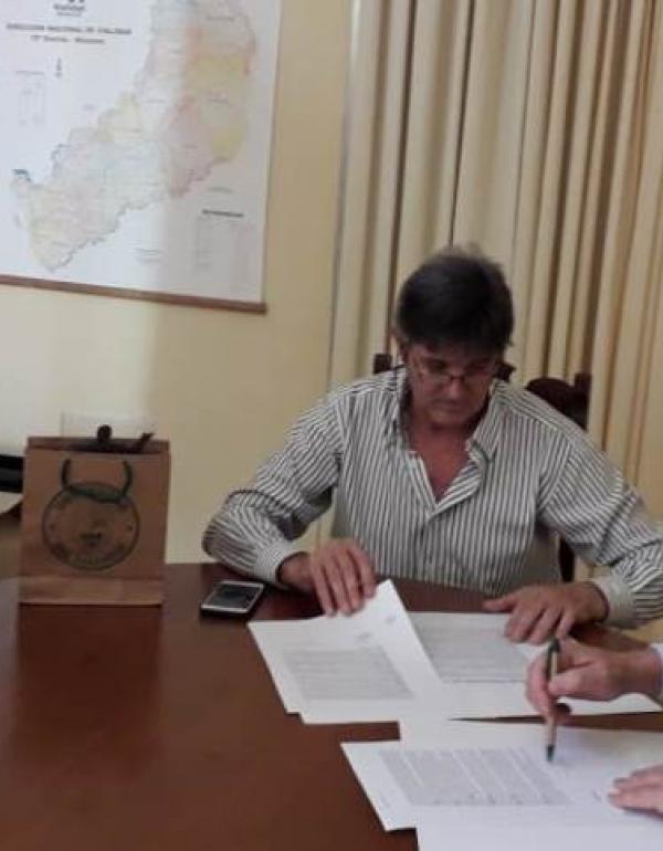 Anita Radovancich, Federico Neis y Carlos Ignacio Salvadores de Arzuaga