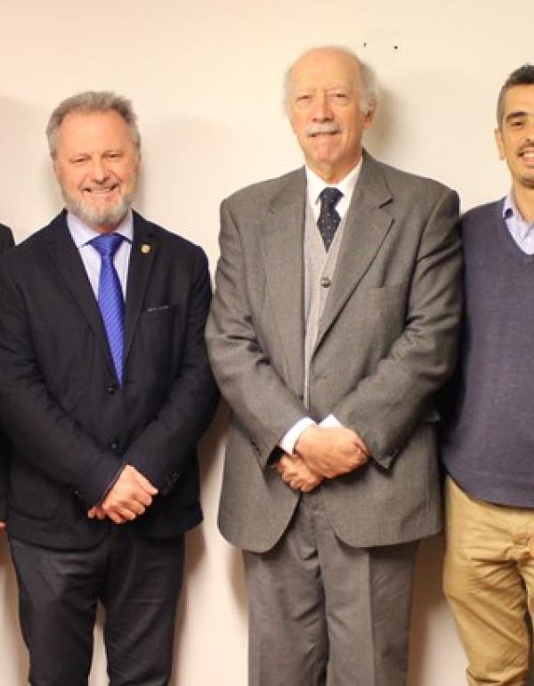 Daniel Calabrese, Joan Antoni Melé, Paul Nielsen, José Luis Maglione, Franco Macchi, Patricia Gatti, y Juan Bottero