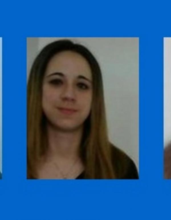 Pablo Martín Saladino, María Belén Sancho y María Inés Blanco