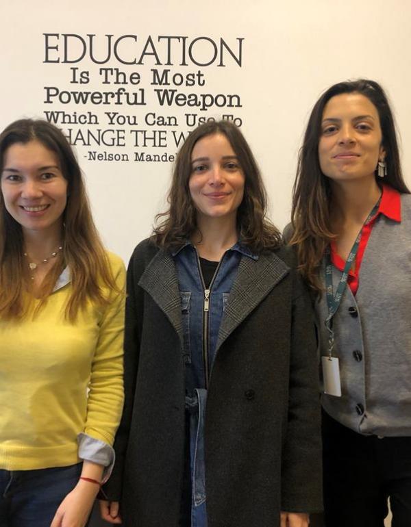 María Paula Guáqueta Ramírez, Manuela Hansen y Jimena Alcaraz