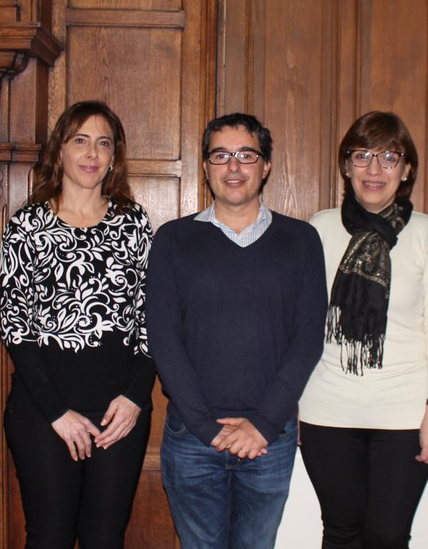Luciana Tondello, Gabriela Siufi, Pablo Beneitone, Adriana Presa y Romina Cavalli.