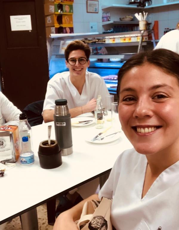 Agustina destacó el "buen trato" recibido durante su estancia en Cádiz. 