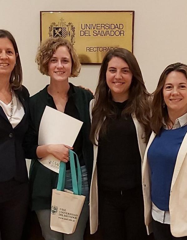 Romina Cavalli, Carla Pinto, Sonia Tozzini y Macarena Lucero Schmidt. 