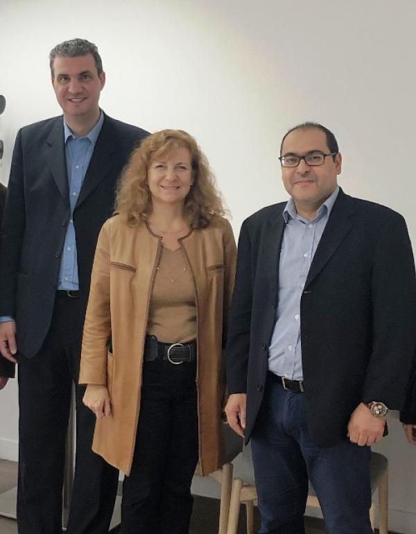 Olivier Epinette, Jerome Coubry, Graciela Padoani, Imed Boughzala y Agathe Chenebeau