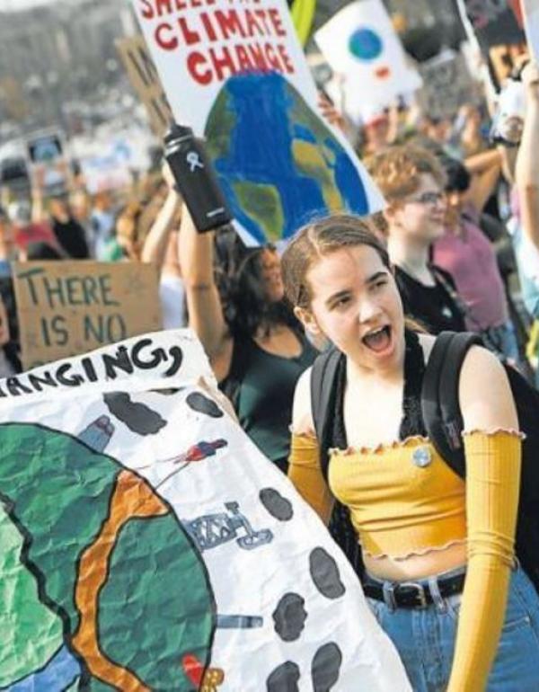 Huelga contra el cambio climático: es urgente que la Argentina tome conciencia de la crisis FOTO: AFP