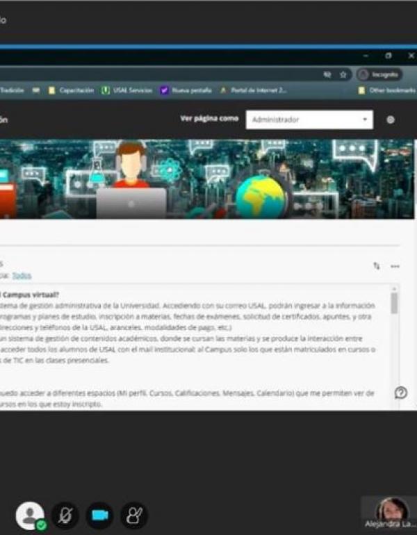 Bajo la modalidad a distancia, los estudiantes internacionales cursarán materias en las distintas Facultades de la USAL.